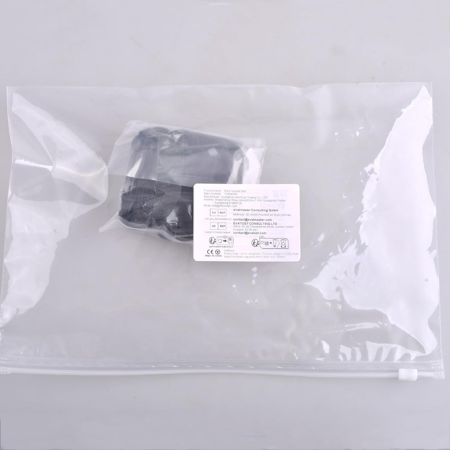 Running Bib Holder Race Belt Runner Bib Strap Race Number Belt for Triathlon, Marathon, Running, Cycling