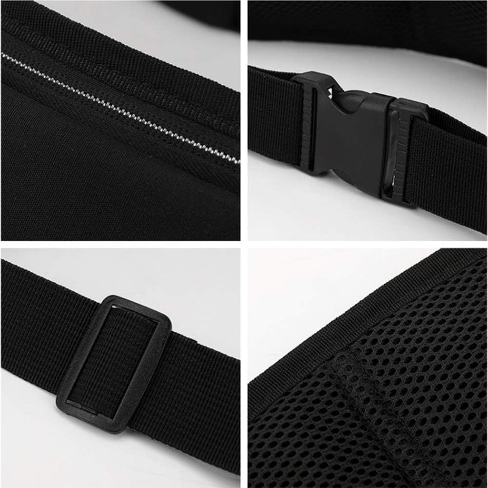 Running Belt Fanny Pack Fitness for Men and Women Outdoor Waterproof Running Belt with Adjustable Strap for Travel Hiking Running Casual Hands Free Wallets Waist Bag Grey Large JL0003 Phone