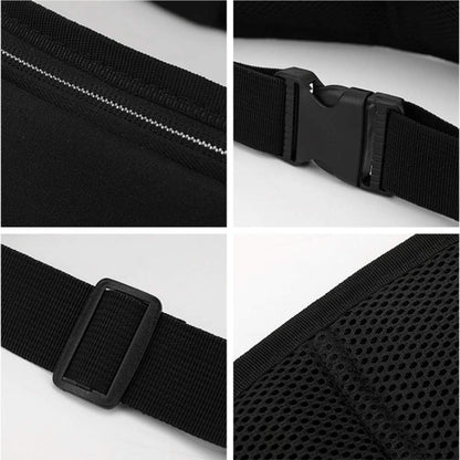 Running Belt Fanny Pack Fitness for Men and Women Outdoor Waterproof Running Belt with Adjustable Strap for Travel Hiking Running Casual Hands Free Wallets Waist Bag Grey Large JL0003 Phone