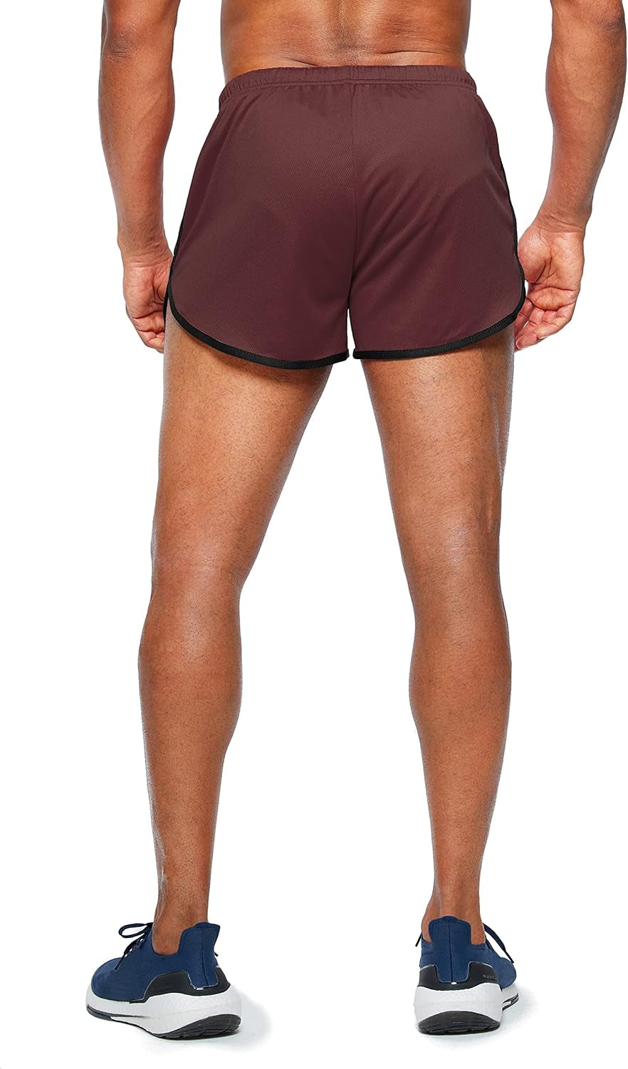 Men'S Running Shorts 3 Inch Quick Dry Gym Athletic Jogging Shorts with Zipper Pockets