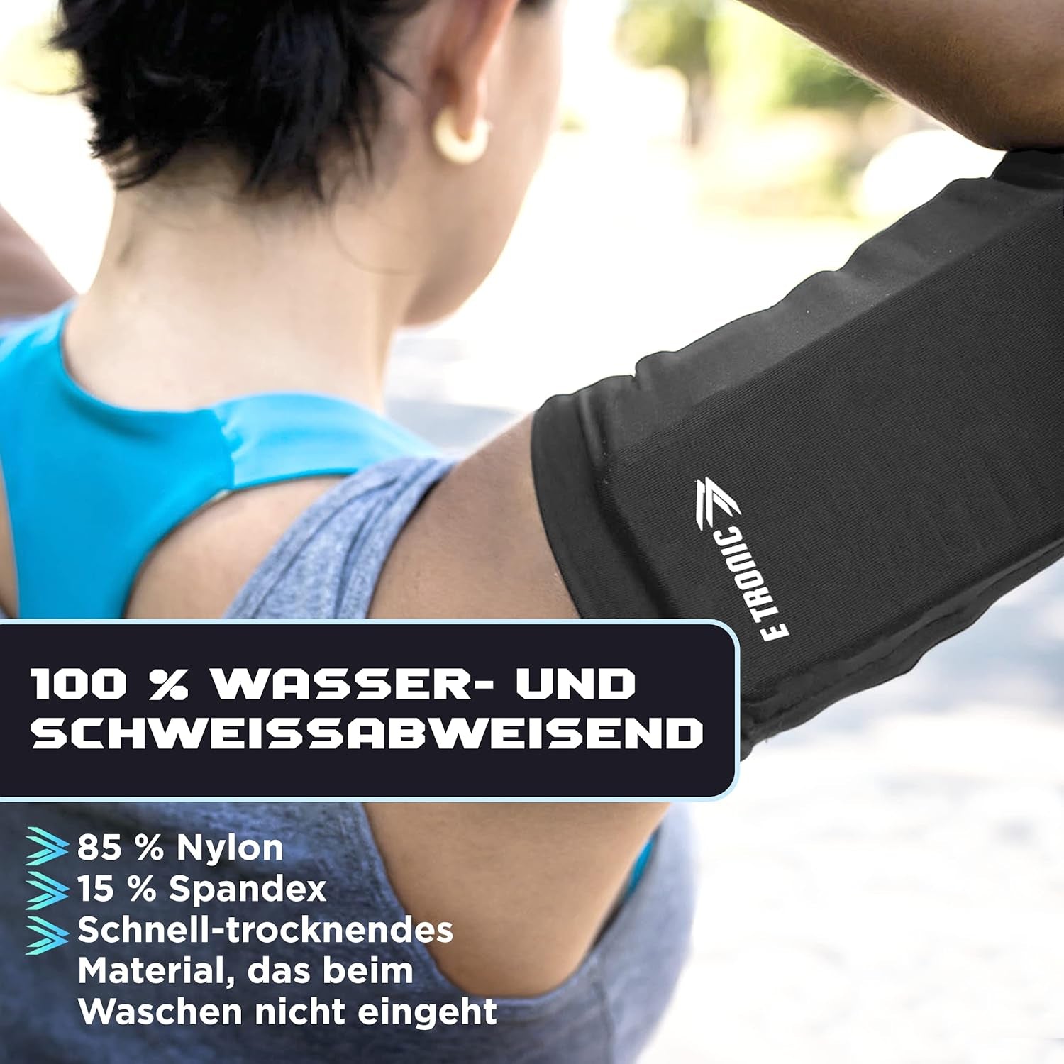 Phone Holder for Running, Cell Phone Arm Bands with Reflective Logo, Phone Strap Armband Fits Iphone and Android, Use for Running, Walking, Hiking and Biking, Gray, XL