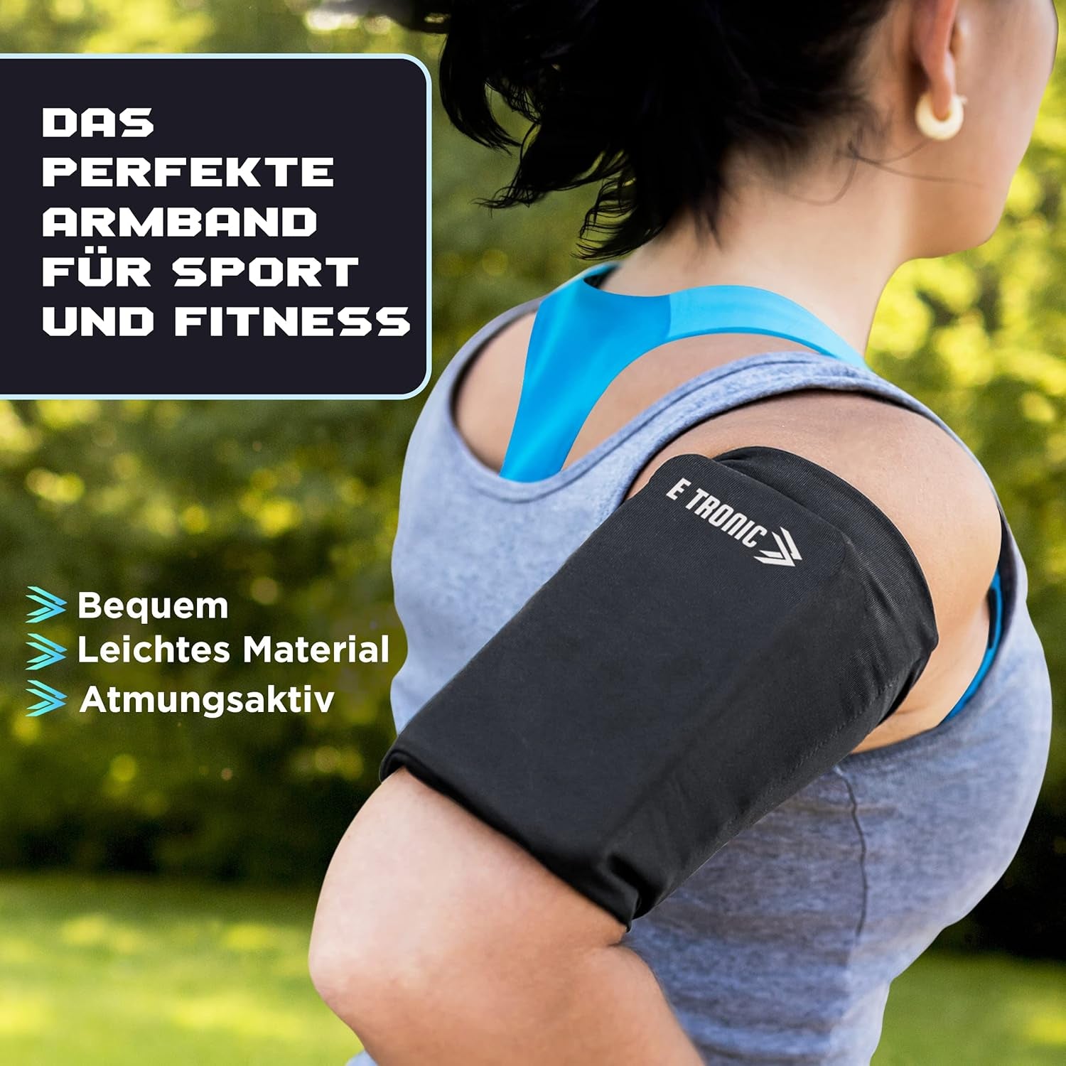 Phone Holder for Running, Cell Phone Arm Bands with Reflective Logo, Phone Strap Armband Fits Iphone and Android, Use for Running, Walking, Hiking and Biking, Gray, XL