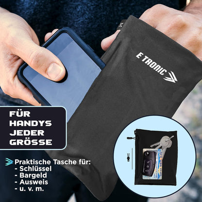 Phone Holder for Running, Cell Phone Arm Bands with Reflective Logo, Phone Strap Armband Fits Iphone and Android, Use for Running, Walking, Hiking and Biking, Gray, XL