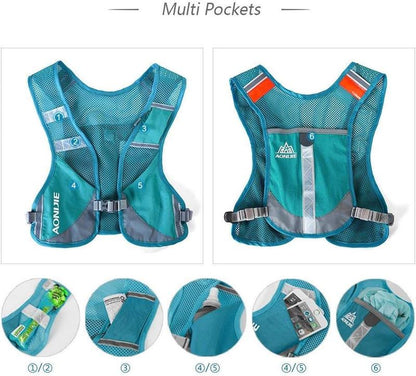 Marathon Running Vest Pack Water Hydration Backpack Outdoor Sport Bag Cycling Camping Climbing Rucksack