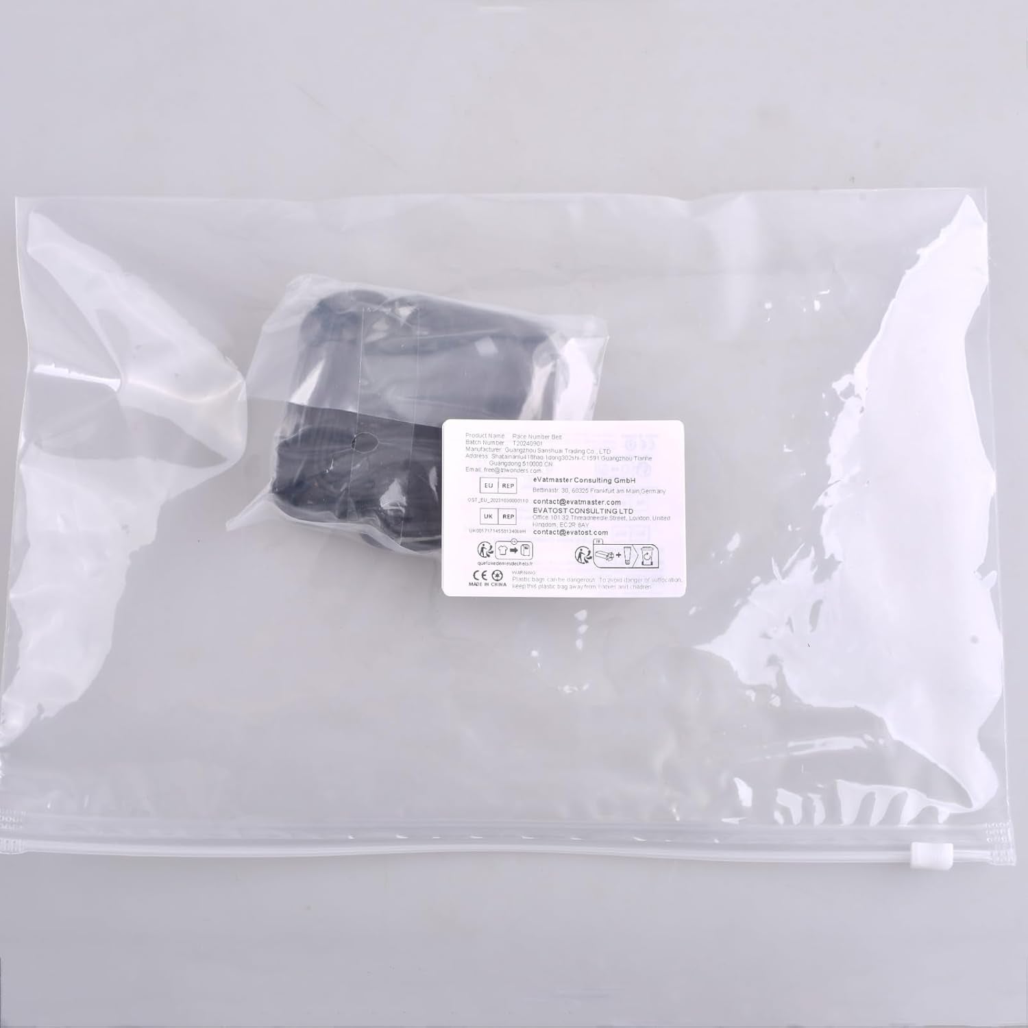 Running Bib Holder Race Belt Runner Bib Strap Race Number Belt for Triathlon, Marathon, Running, Cycling